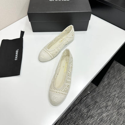 CC 26s Ballet Flats Canvas Leather