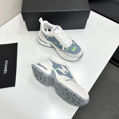 Chanel 2026 Casual Sneakers 50mm Demin Suede 894875