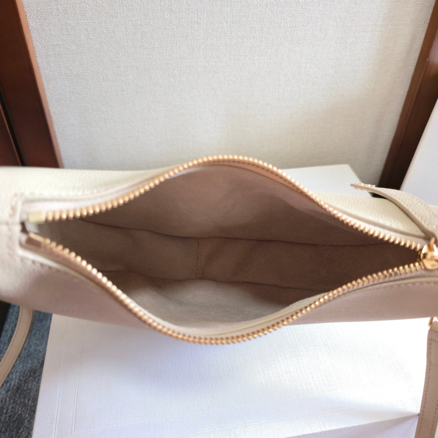 Celine Teen Lulu Bag Light Beige Grained Calfskin