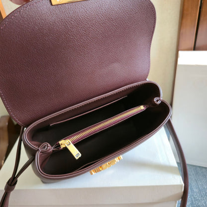 Celine Medium Nino Bag 25.5 Burgundy Calfskin