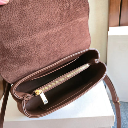 Celine Medium Nino Bag 25.5 Coffee Brown Cowhide