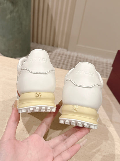 GG 26 Couple Sneakers White Cowhide 630701