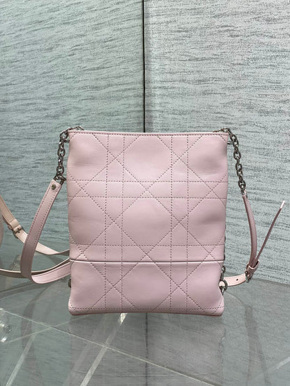 Dior 2026 Trianon Hobo Chain Bag 21cm Lambskin 289177