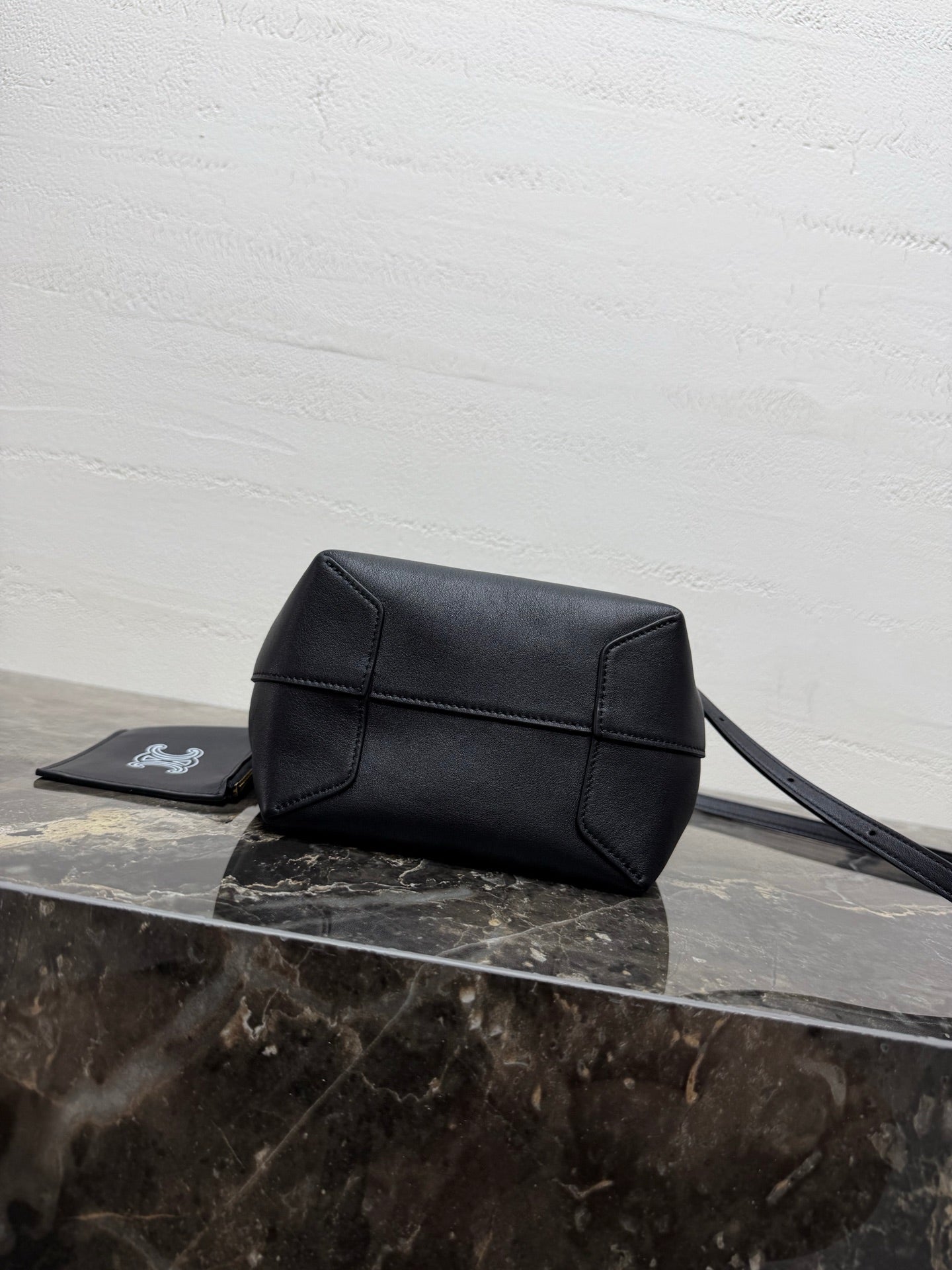 Celine Small Hobo Black Supple Smooth Calfskin