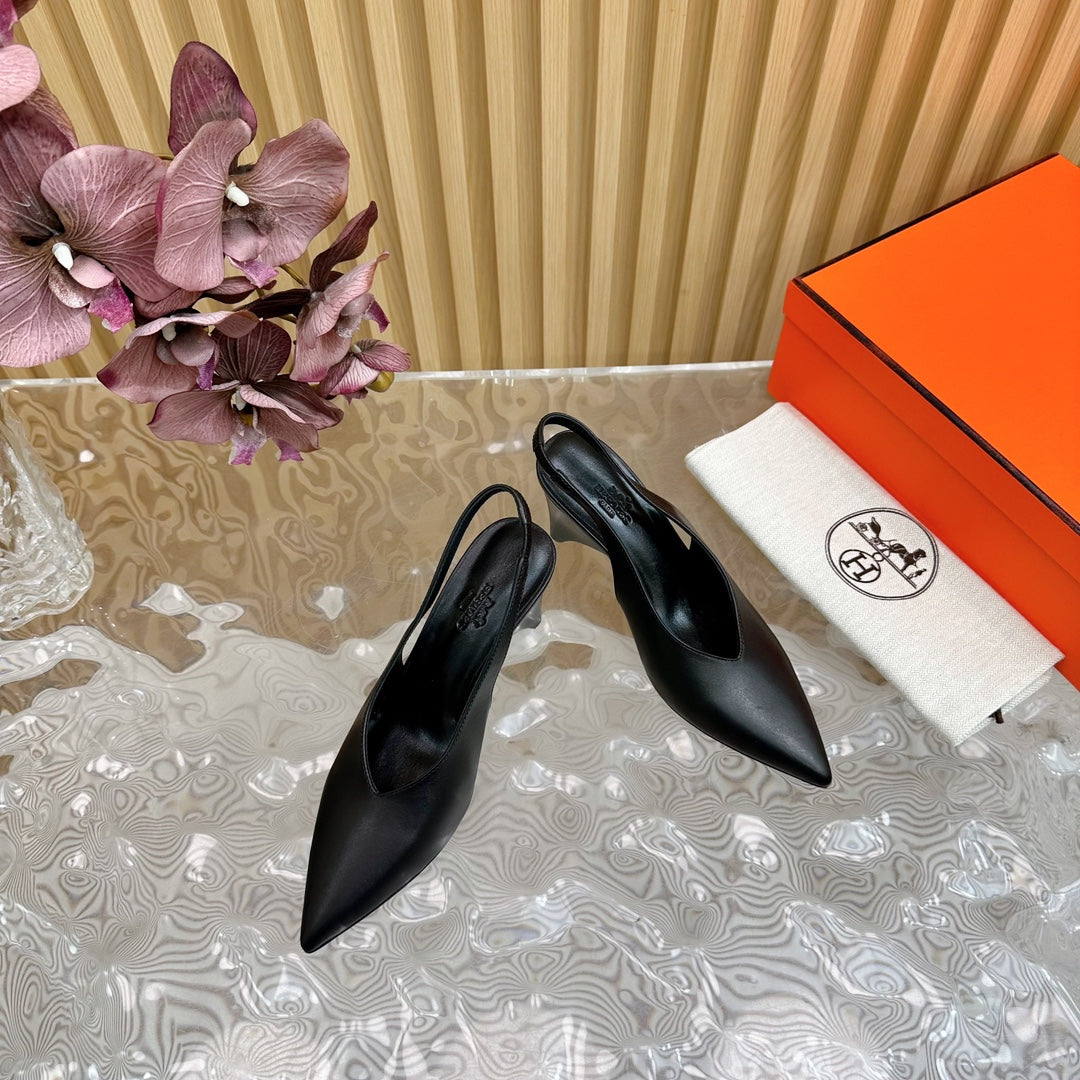 HM Intime 75 Pump Black Lambskin 957093