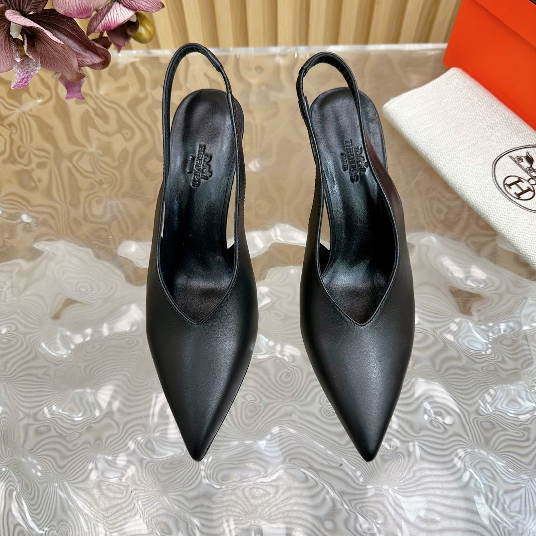 HM Intime 75 Pump Black Lambskin 957093