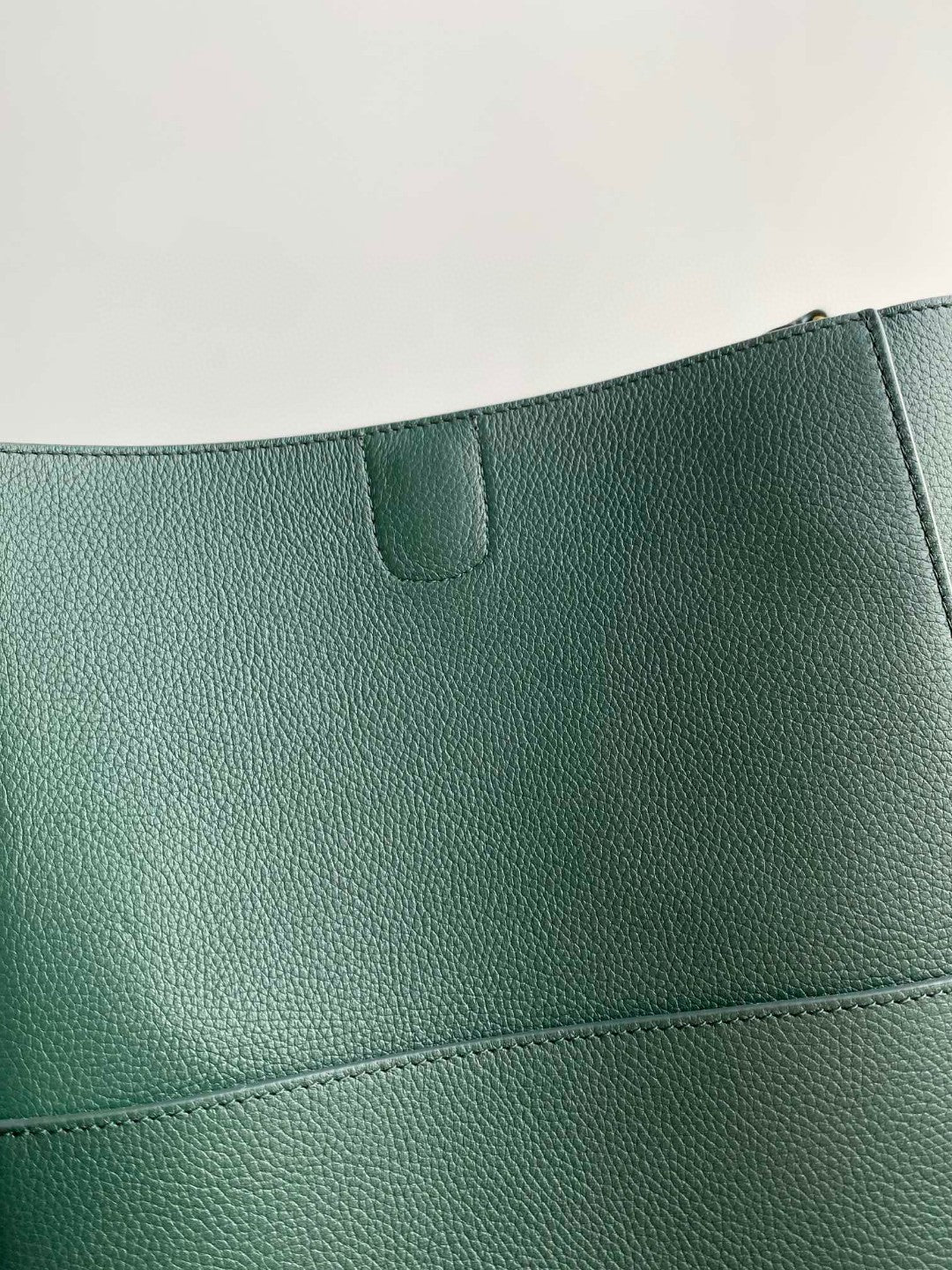 SANGLE SEAU BUCKET 25 BAG GREEN FOREST CALFSKIN