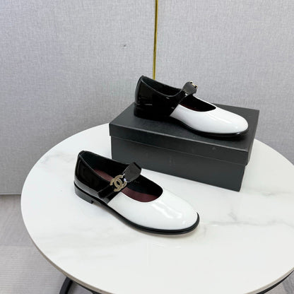 Chanel 2026 Ballet Flat Glossy Leather 904496