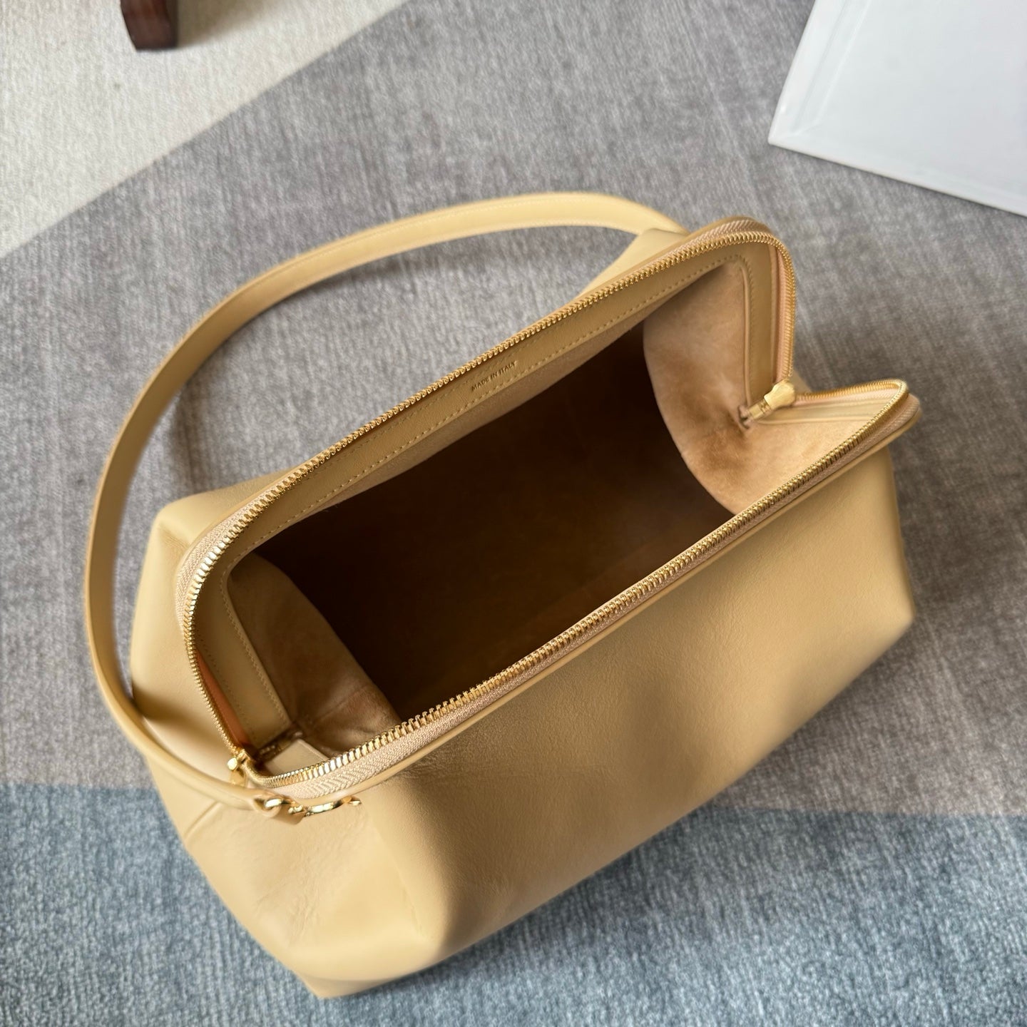 Celine Doctor's Pouch 35cm Beige Calfskin 288924