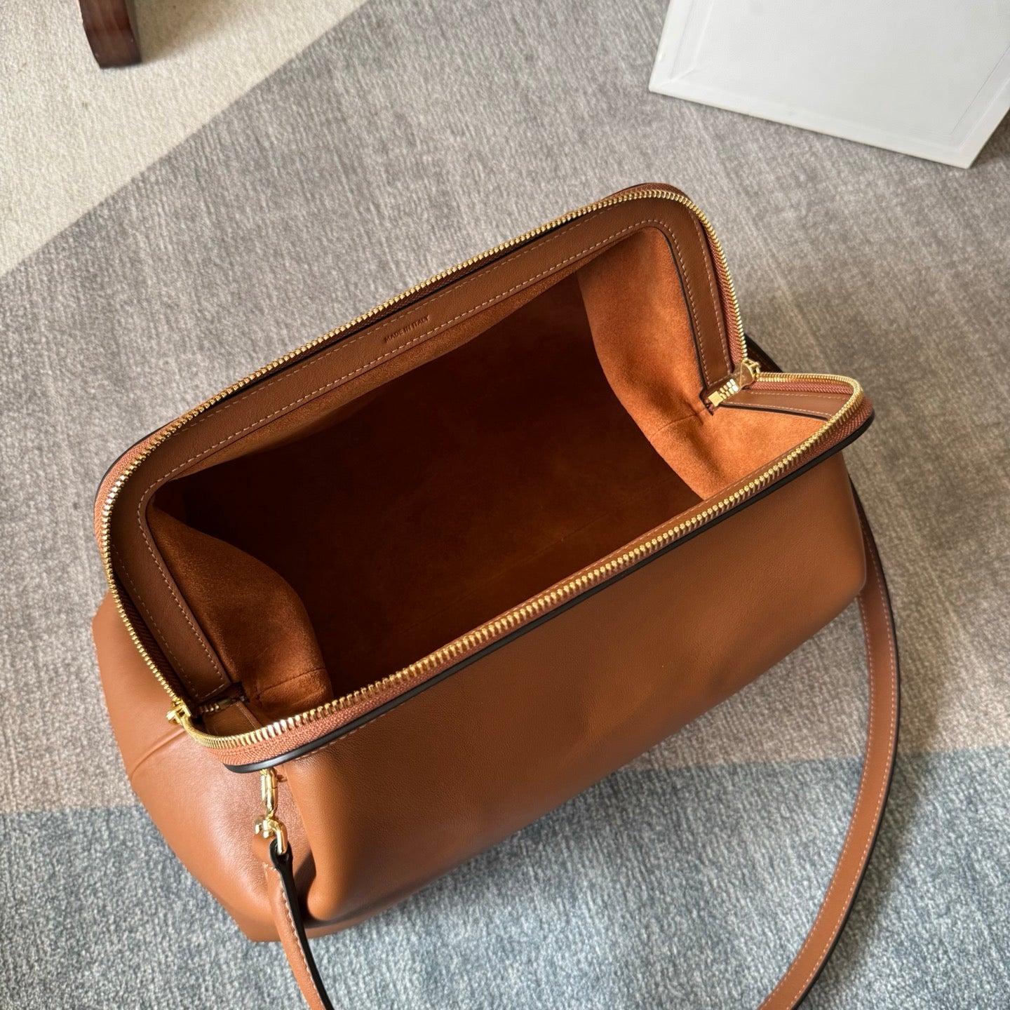 Celine Doctor's Pouch 35cm Brown Calfskin 288928