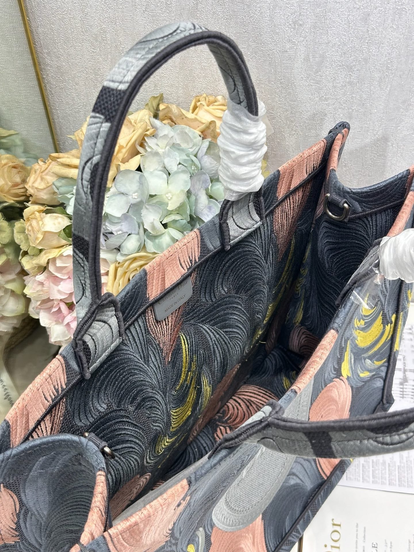 Dior 2026 Book Tote Bag Multicolor Canvas 290879