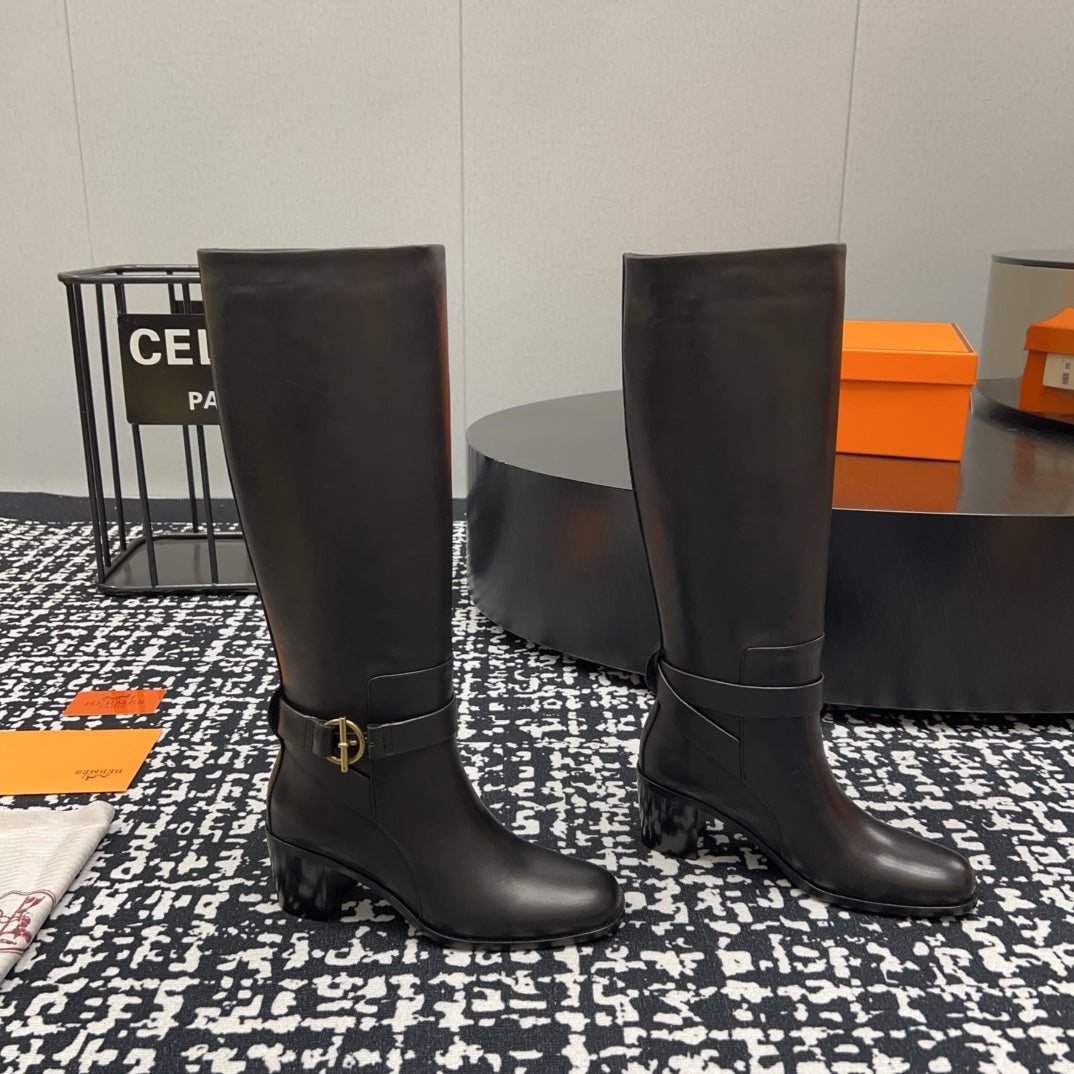 HM Justine 50 Boot Black Cowhide 952361
