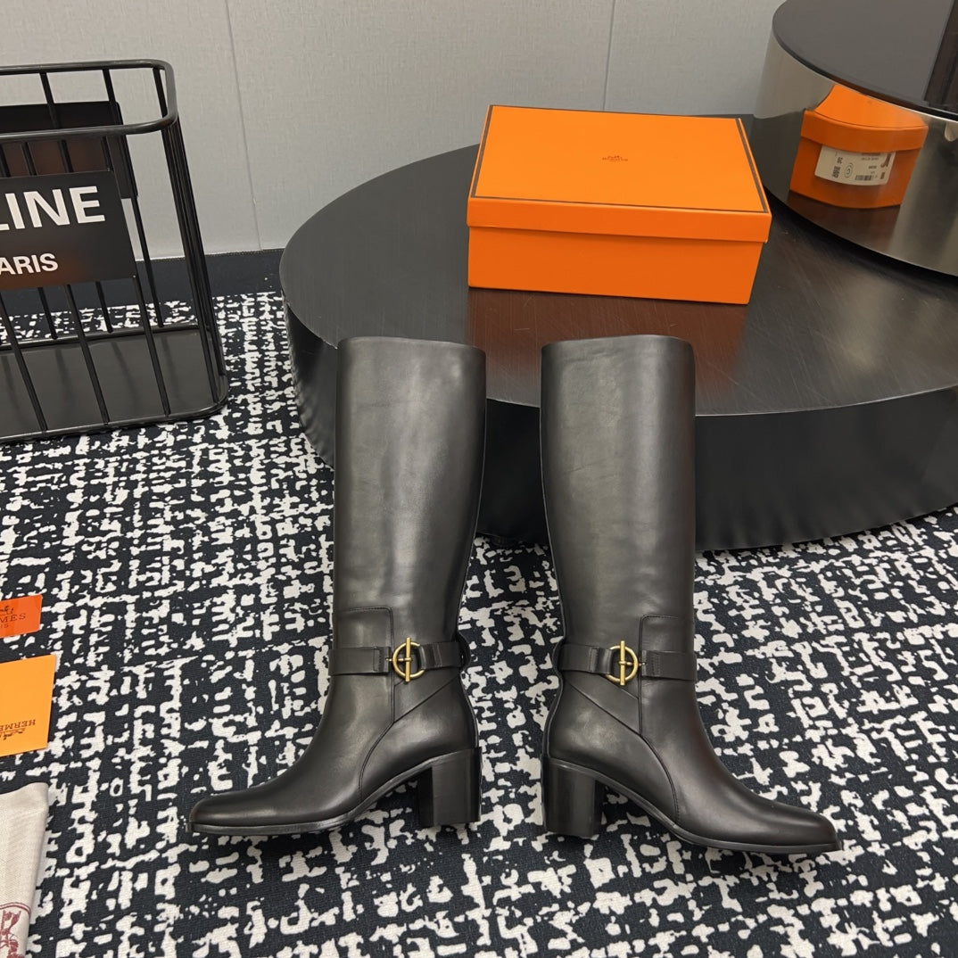 HM Justine 50 Boot Black Cowhide 952361