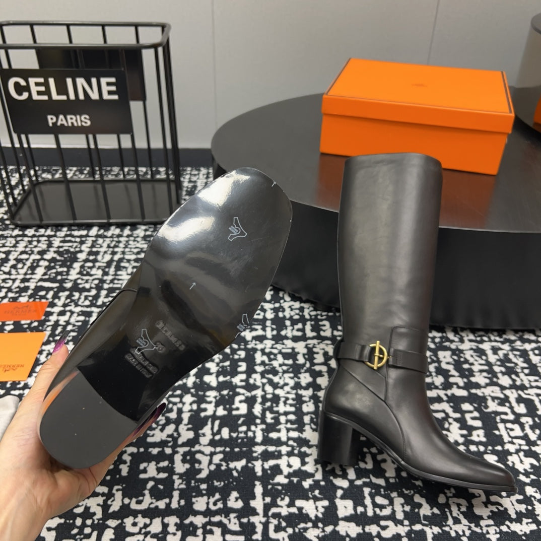 HM Justine 50 Boot Black Cowhide 952361