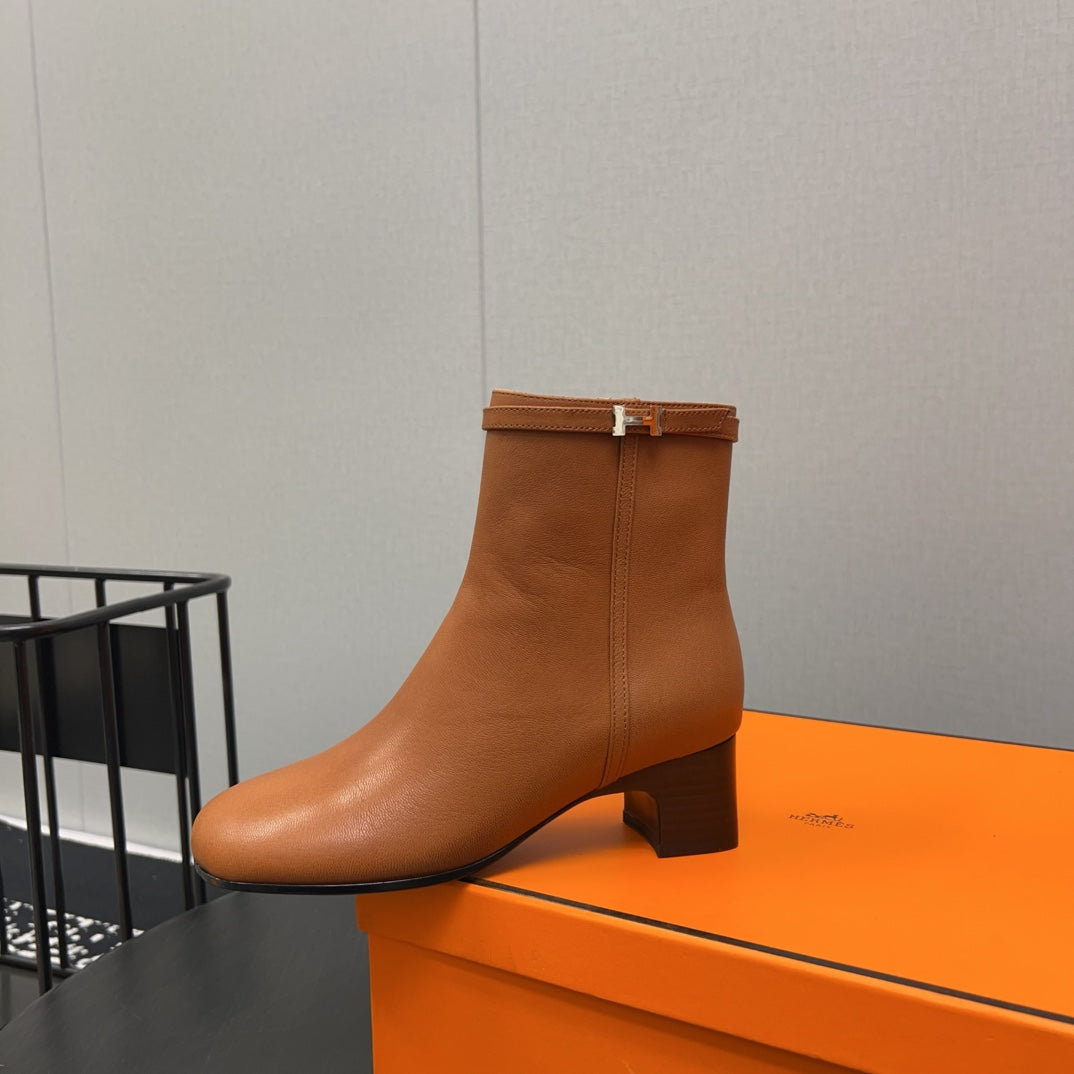 HM Botines Impérial 50mm Brown Cowhide  952388