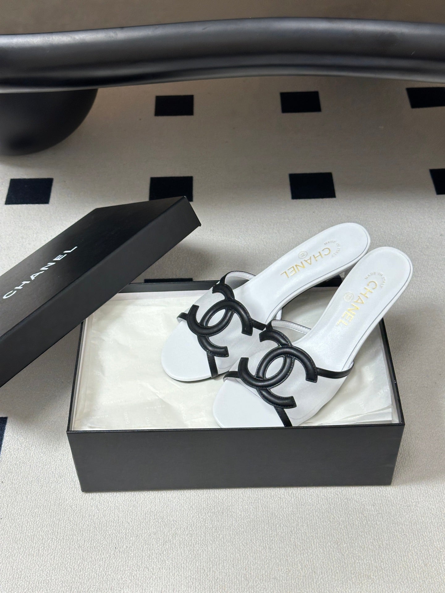 Chanel 2026 Sandals Mesh Sheepskin 834684