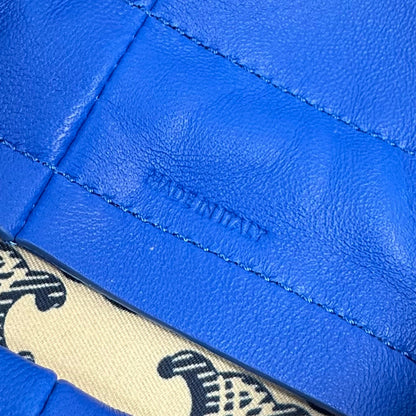 Celine Crystal Pouch Ultra Blue Lambskin