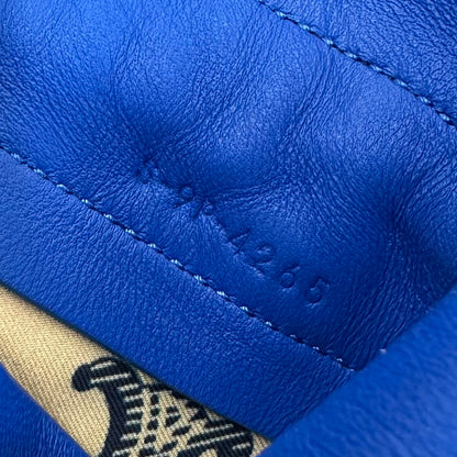 Celine Crystal Pouch Ultra Blue Lambskin