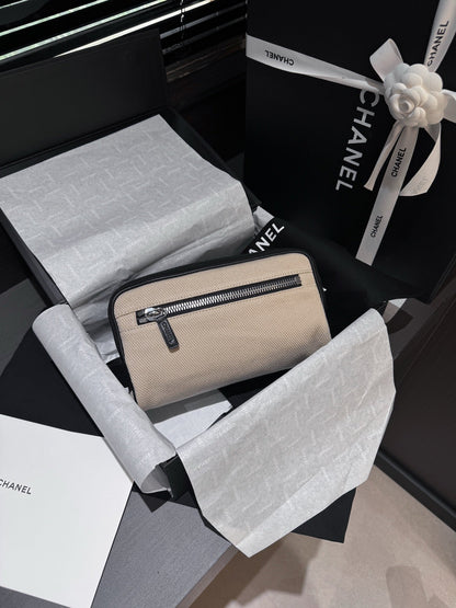 Chanel 2026 Toiletry Bag 22cm Canvas