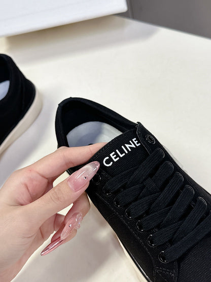 CELINE 25 Sneaker Black Canvas 285969