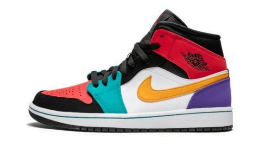 Jordan 1 Mid Multicolor 554724 Sneakers - Legend Status