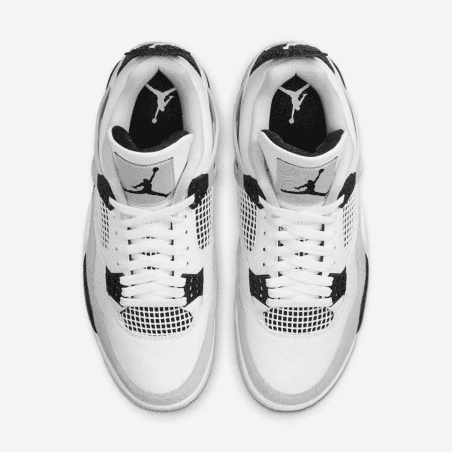 Jordan 4 Retro Military Black Sneakers - Cushioned Stride