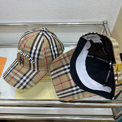 Burberry Check Baseball Cap