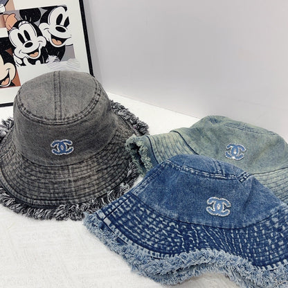 Chanel Denim Fisherman Hat